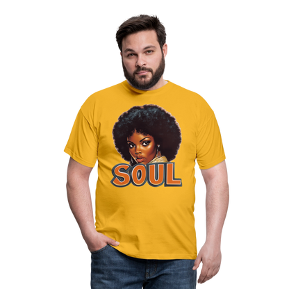 Soulful Vibes, T-shirt herr - gul