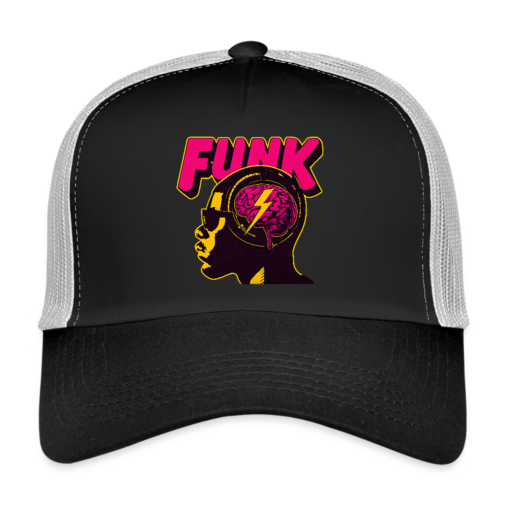 Funk Head, Trucker Cap - svart/stengrå