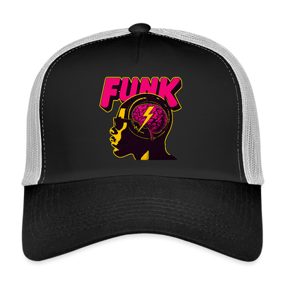 Funk Head, Trucker Cap - svart/stengrå