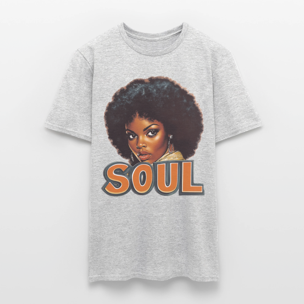 Soulful Vibes, T-shirt herr - gråmelerad