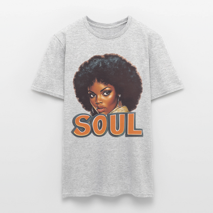 Soulful Vibes, T-shirt herr - gråmelerad