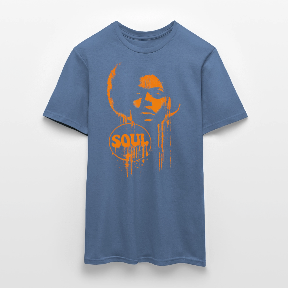 SOUL GLOW, T-shirt unisex - duvblå 