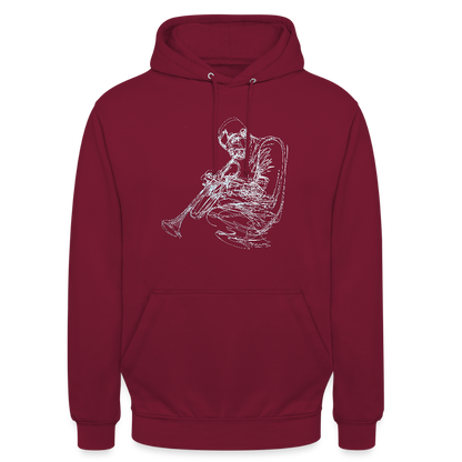 Contours of Jazz, Luvtröja unisex - bordeaux