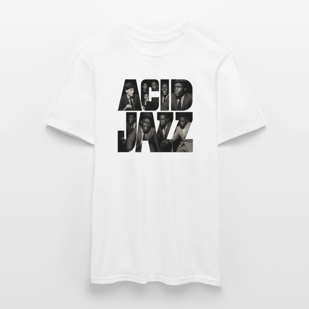 80s Club Jazzdance, T-shirt herr - vit