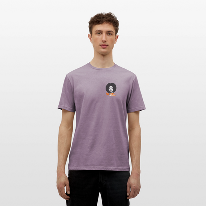 T-shirt unisex - Litet brösttryck - Litet brösttryck - lilagrå 