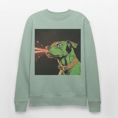 Strålhunden, Ekologisk sweatshirt CHANGER unisex från Stanley/Stella - ljus grågrön