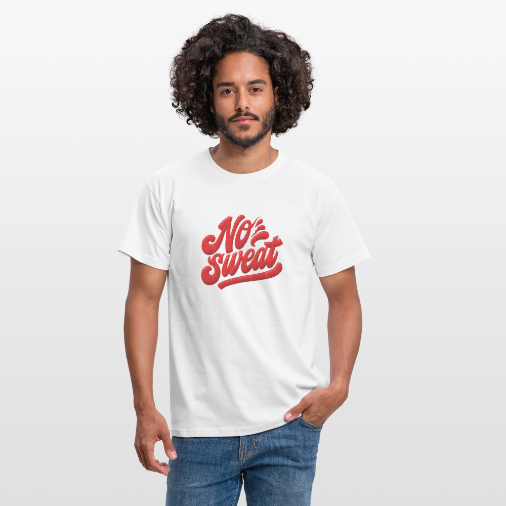No sweat, T-shirt unisex - vit