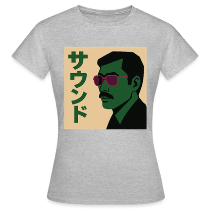 Nippon Sound, T-shirt dam - gråmelerad