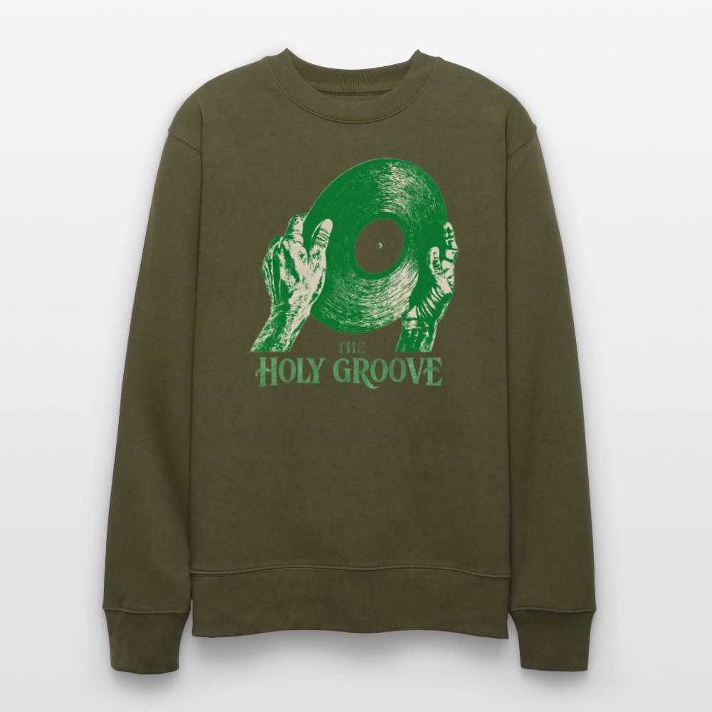 The Holy Groove, Ekologisk sweatshirt CHANGER unisex från Stanley/Stella - kaki