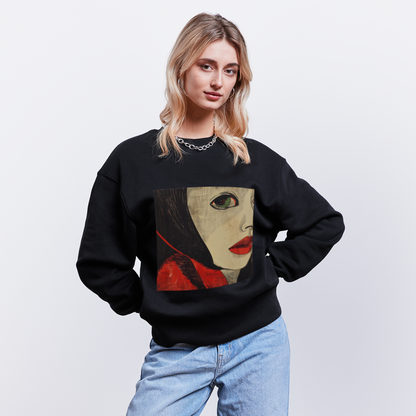 Fiskarfruns öga, Ekologisk oversizetröja RADDER unisex från Stanley/Stella - svart