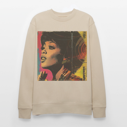 Luna Starfield poster 1963, Ekologisk sweatshirt CHANGER unisex från Stanley/Stella - beige