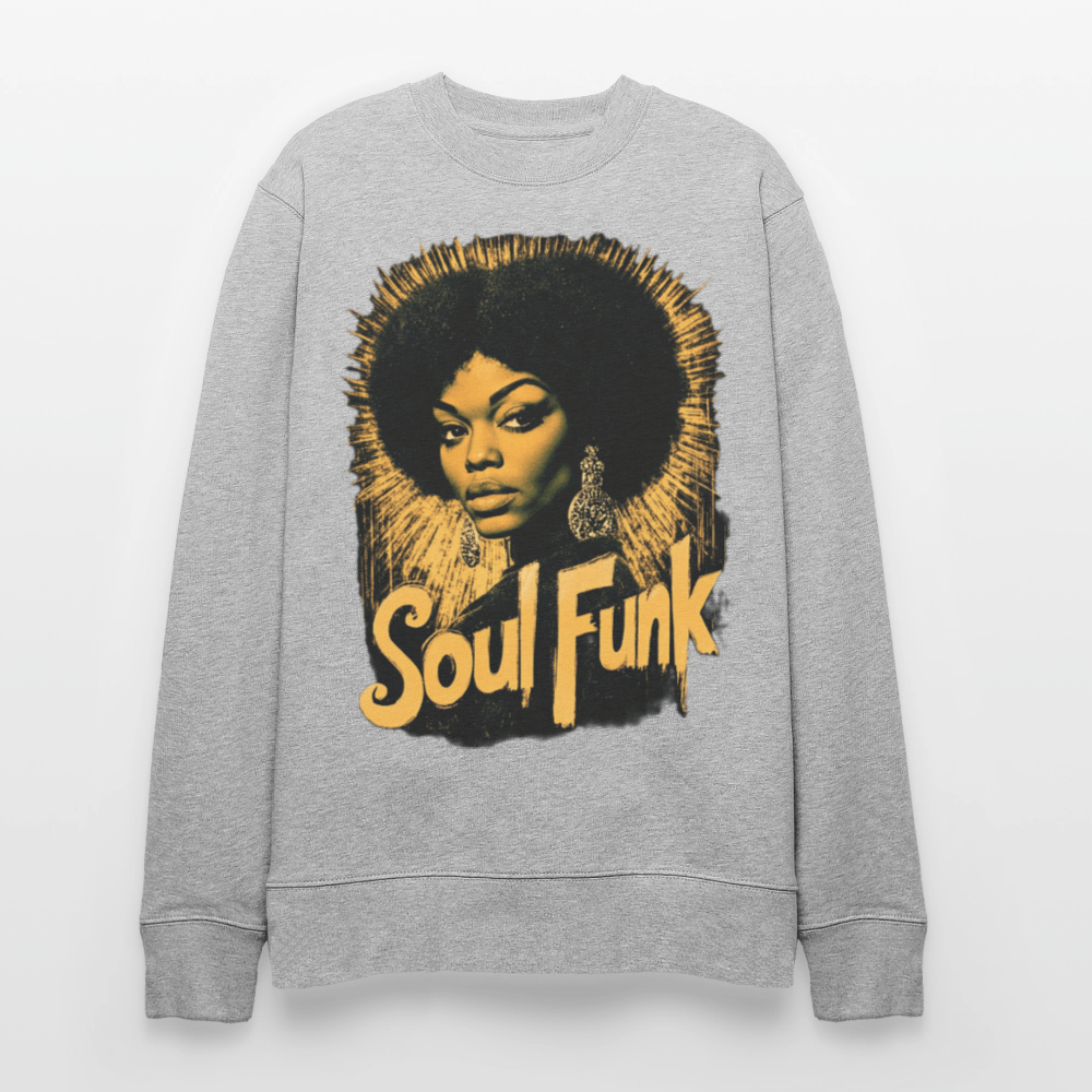 Soul Funk, Ekologisk sweatshirt CHANGER unisex från Stanley/Stella - gråmelerad