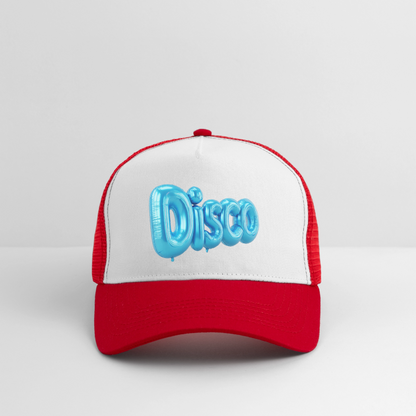 Pump the Disco, Trucker Cap - vit/röd