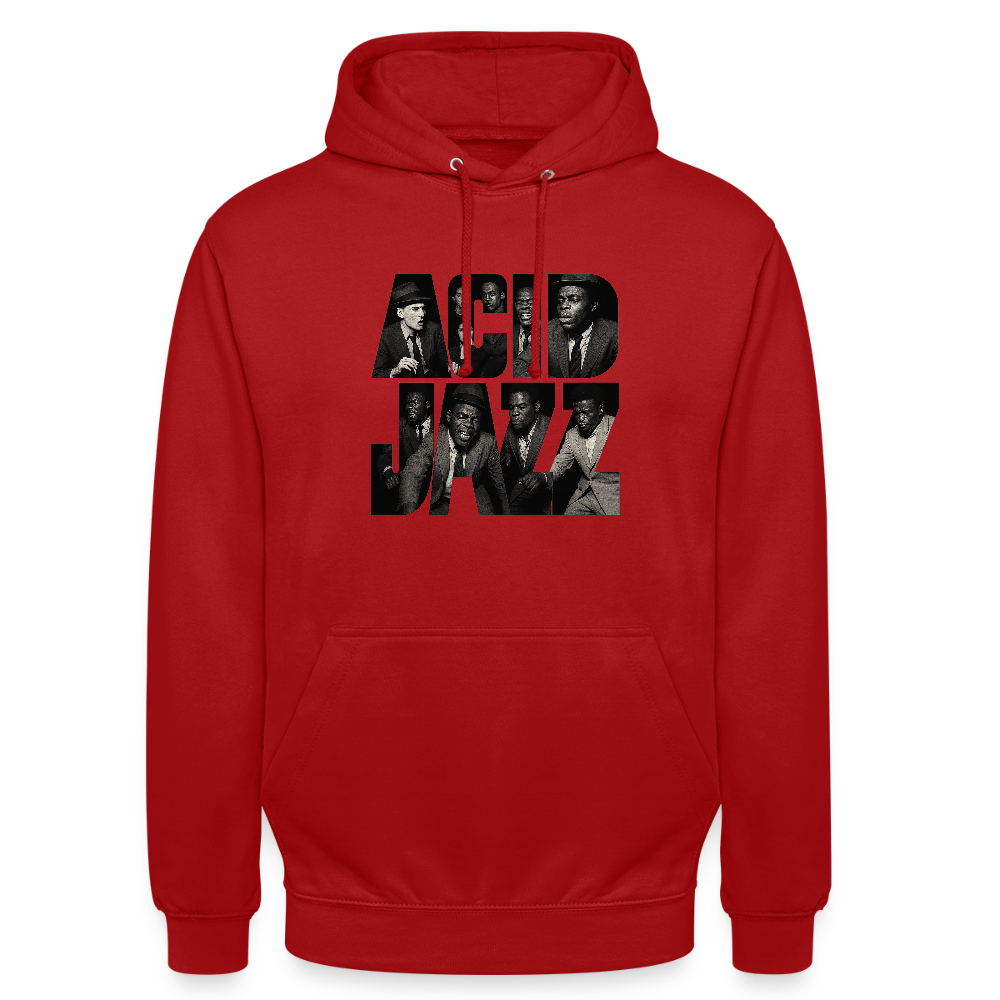 80s Club Jazzdance, Luvtröja unisex - röd