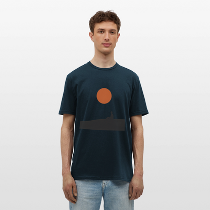 Under the sun, T-shirt unisex - marinblå