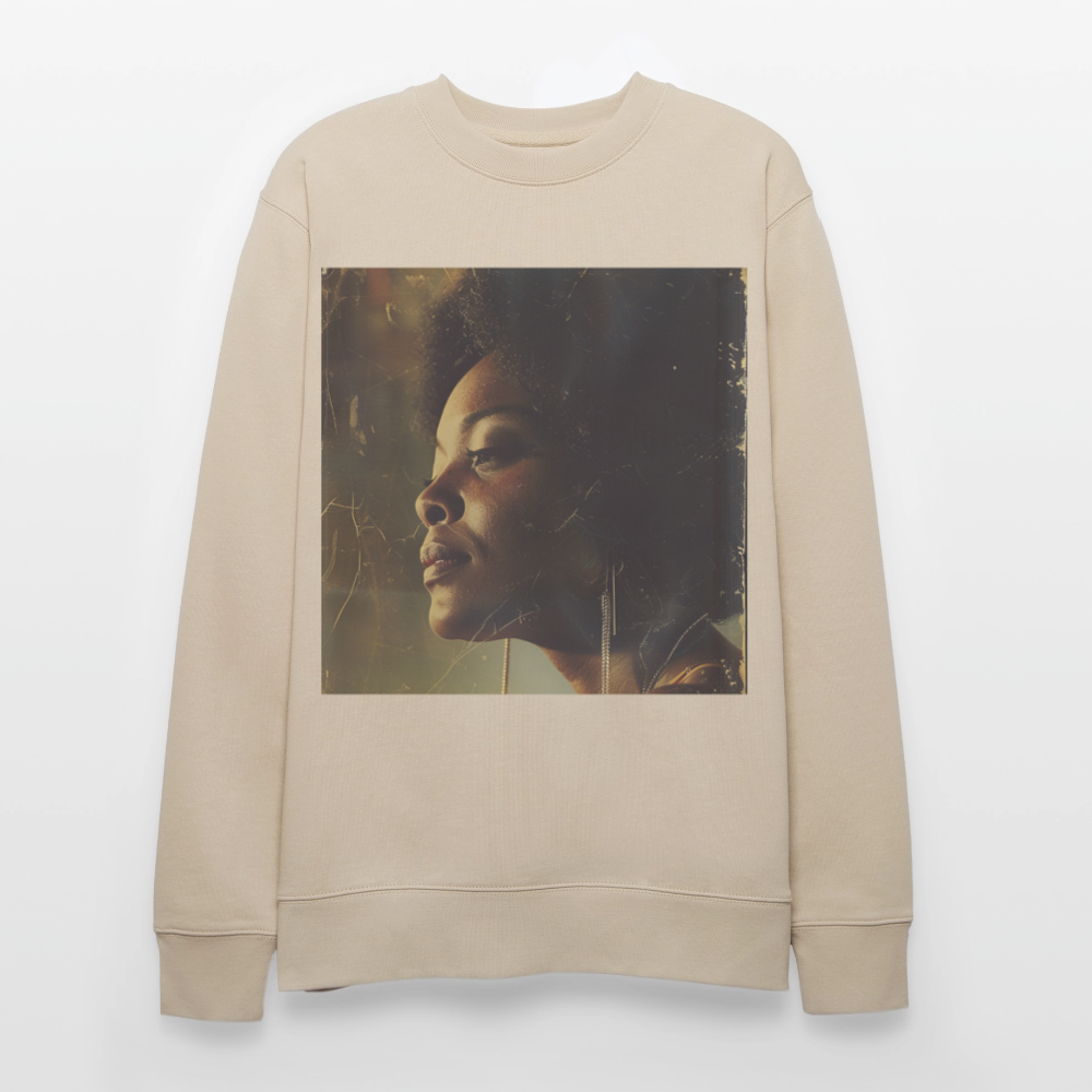 Echoes of Blue, Ekologisk sweatshirt CHANGER unisex från Stanley/Stella - beige