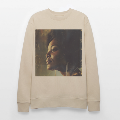 Echoes of Blue, Ekologisk sweatshirt CHANGER unisex från Stanley/Stella - beige