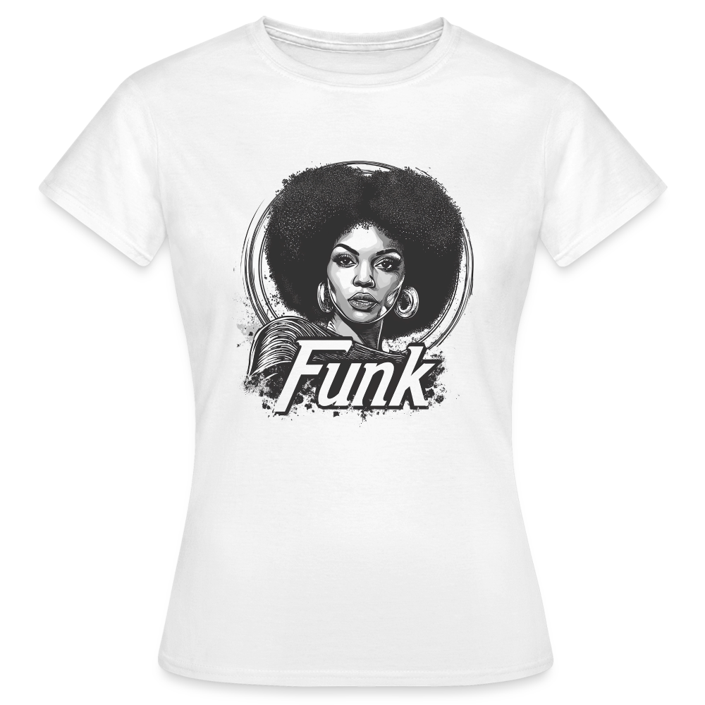 Funk Queen: Power in Motion, T-shirt dam - vit