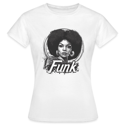 Funk Queen: Power in Motion, T-shirt dam - vit