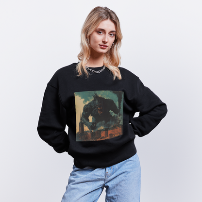 Helvetesstorm över Staden, Ekologisk oversizetröja RADDER unisex från Stanley/Stella - svart