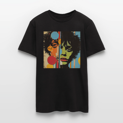 Split Faces, T-shirt herr - svart