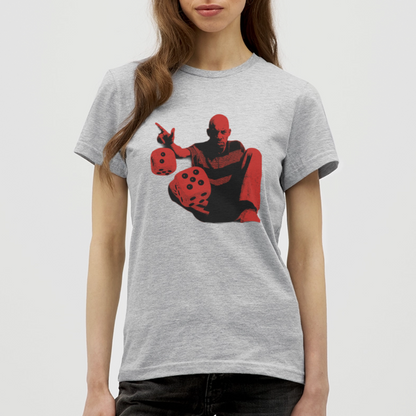 Six Side Story, T-shirt dam - gråmelerad