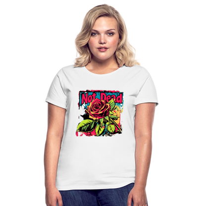 Den Eviga Rosen, T-shirt dam - vit