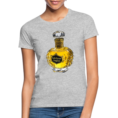 Eau de Perfume, T-shirt dam - gråmelerad