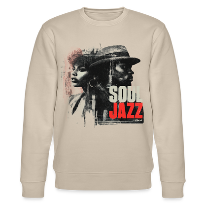 Soul Jazz Experience, Ekologisk sweatshirt CHANGER unisex från Stanley/Stella - beige