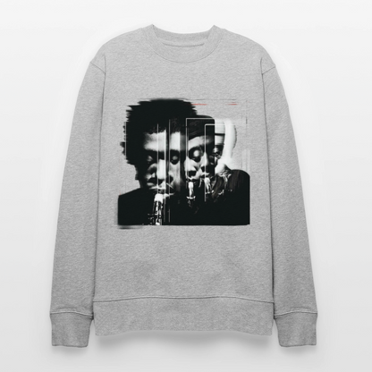 Between Breaths, Ekologisk sweatshirt CHANGER unisex från Stanley/Stella - gråmelerad