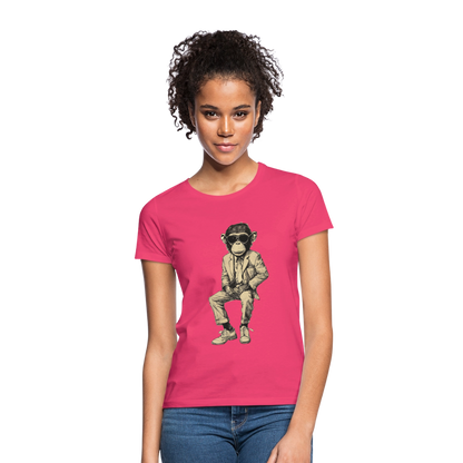 Mod Monkey, T-shirt dam - azalea