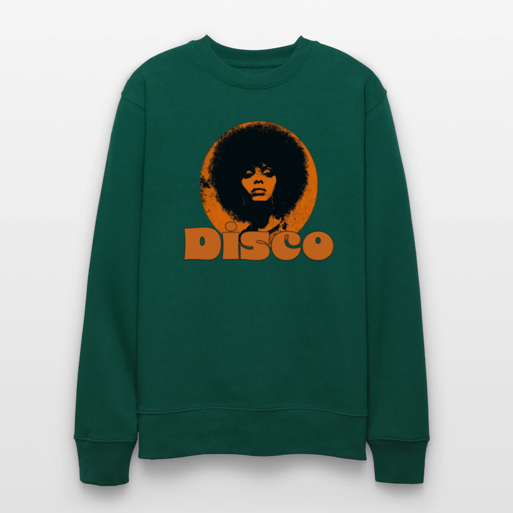 Disco Inferna, Ekologisk sweatshirt CHANGER unisex från Stanley/Stella - skogsgrön