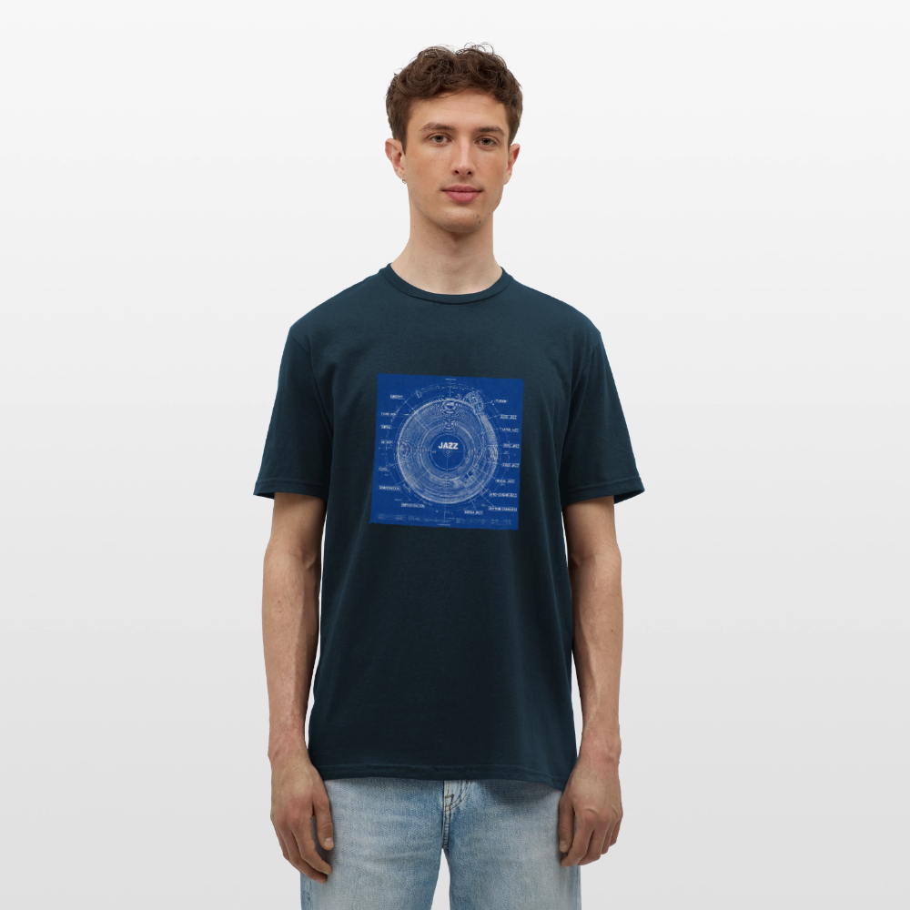 Kind of Blueprint, T-shirt unisex - marinblå