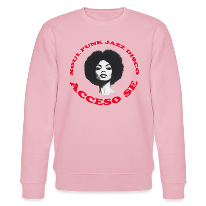 Where Music Lives – Powered by Acceso Family, Ekologisk sweatshirt CHANGER unisex från Stanley/Stella - ljusrosa