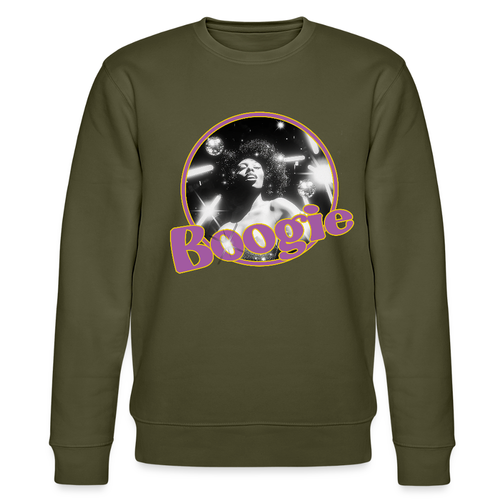 Electric Groove, Ekologisk sweatshirt CHANGER unisex från Stanley/Stella - kaki