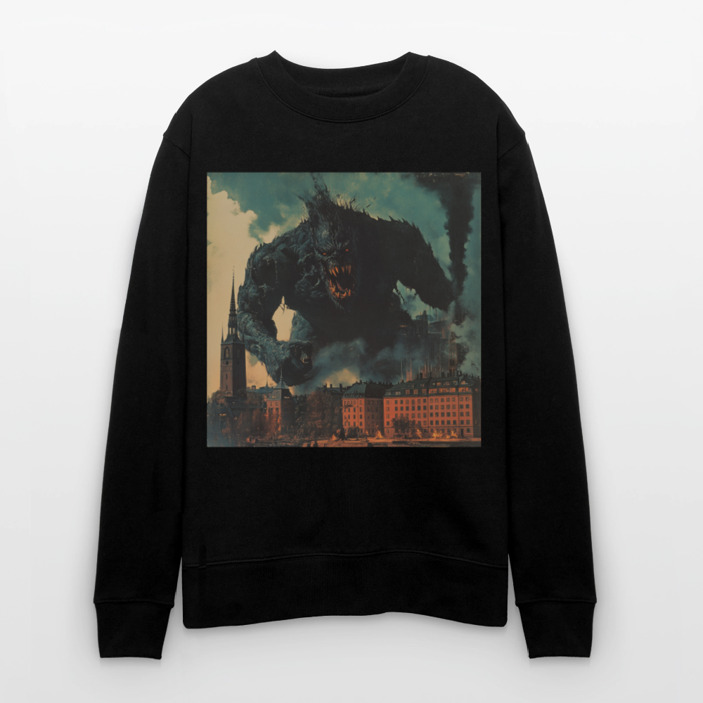 Helvetesstorm över Staden, Ekologisk sweatshirt CHANGER unisex från Stanley/Stella - svart