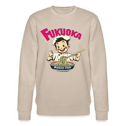 Fukuoka Ramen Club, Ekologisk sweatshirt CHANGER unisex från Stanley/Stella - beige