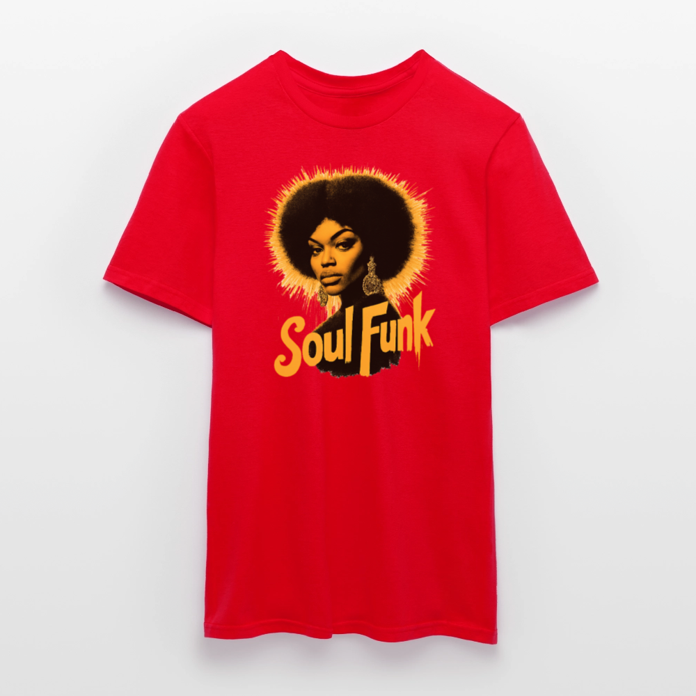 Soul Funk, T-shirt herr - röd