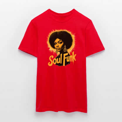 Soul Funk, T-shirt herr - röd