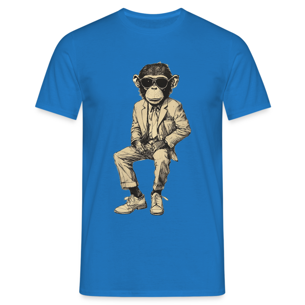 Mod Monkey, T-shirt herr - kungsblå