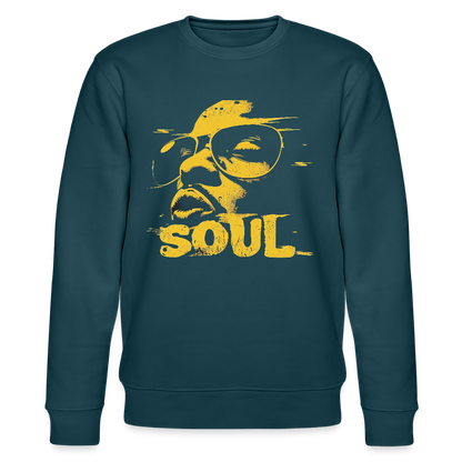 Funky Soul, Ekologisk sweatshirt CHANGER unisex från Stanley/Stella - mörk petrol