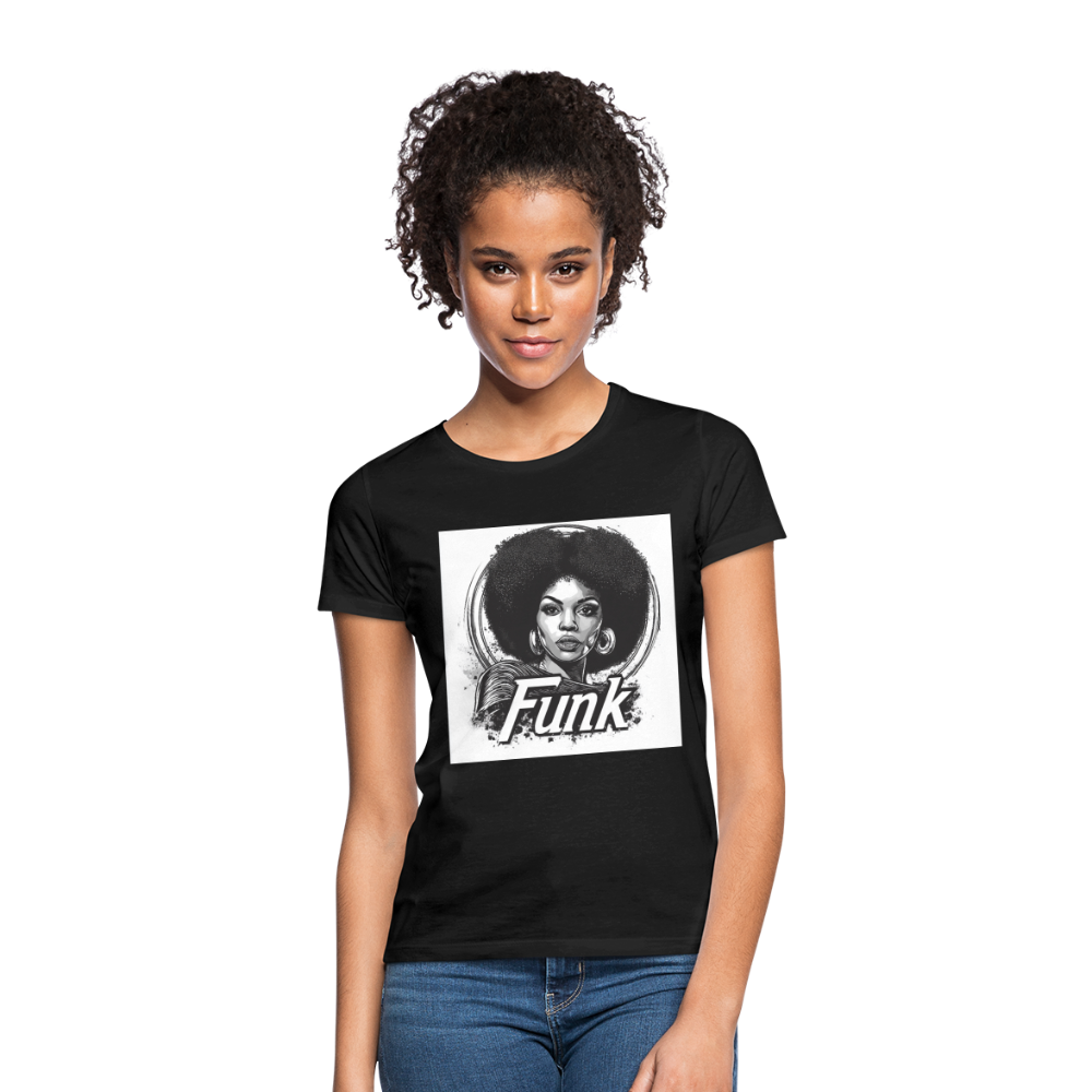 Funk Queen: Power in Motion, T-shirt dam - svart