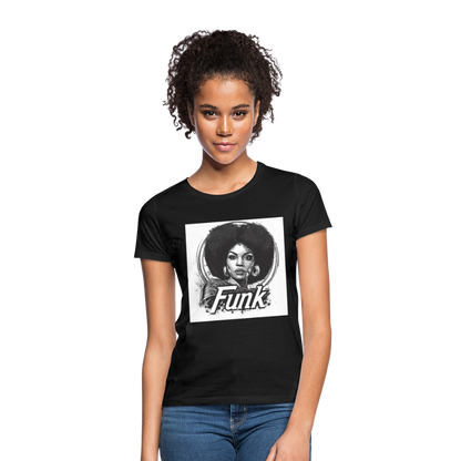 Funk Queen: Power in Motion, T-shirt dam - svart