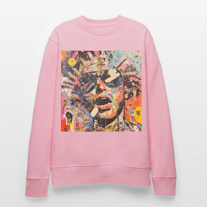 Cosmic Soul Groove, Ekologisk sweatshirt CHANGER unisex från Stanley/Stella - ljusrosa