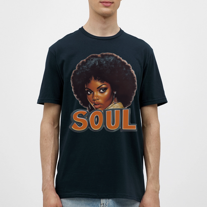 Soulful Vibes, T-shirt herr - marinblå