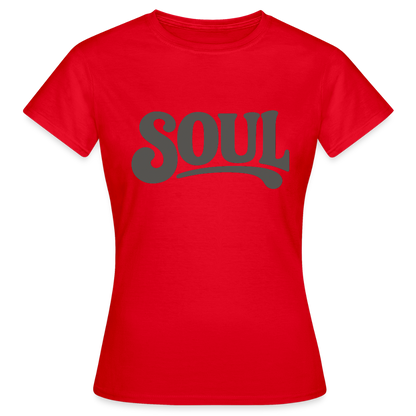 All About Soul, T-shirt dam - röd