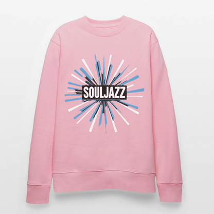 Jazz Meets Soul, Ekologisk sweatshirt CHANGER unisex från Stanley/Stella - ljusrosa