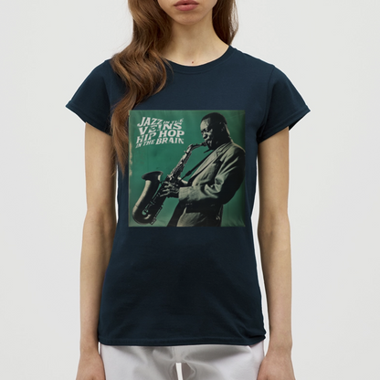 Groove in the Mind, T-shirt dam - marinblå