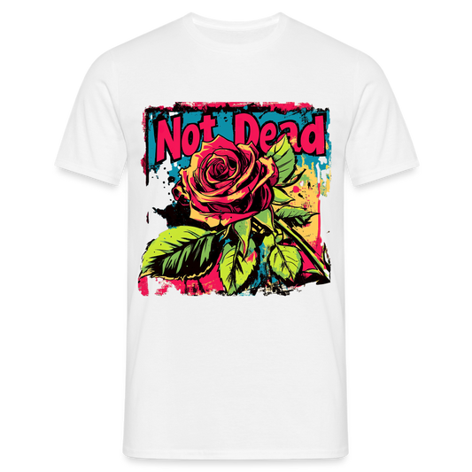 Den Eviga Rosen, T-shirt herr - vit