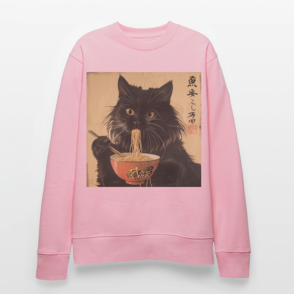 Kejsarens Katt och Ramens Hemlighet, Ekologisk sweatshirt CHANGER unisex från Stanley/Stella - ljusrosa